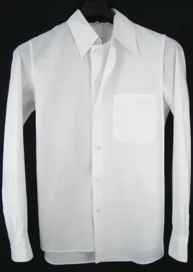 1997 Asymmetrical Tailored Shirt with Layered Panel