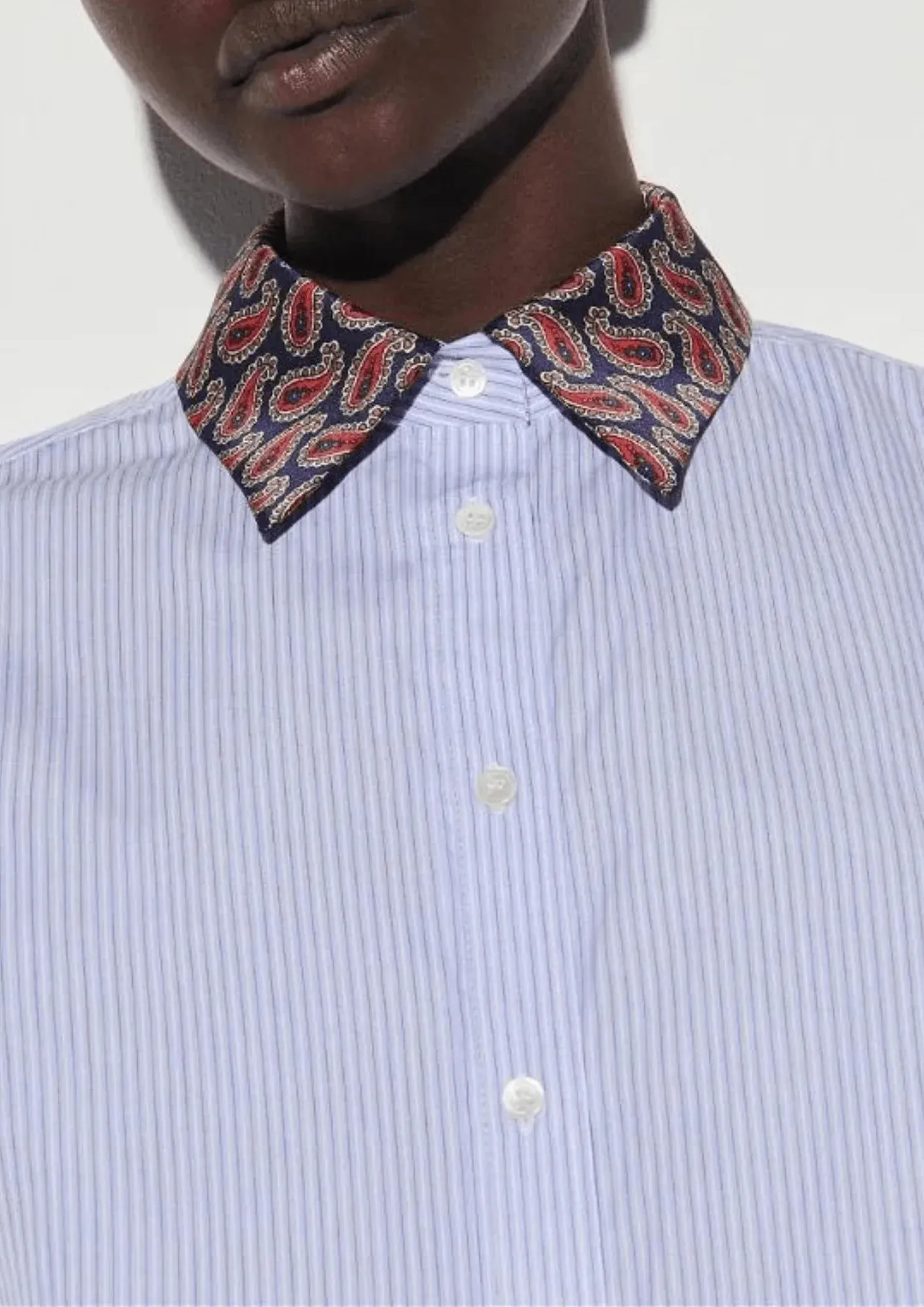 BLUE STRIPED SHIRT