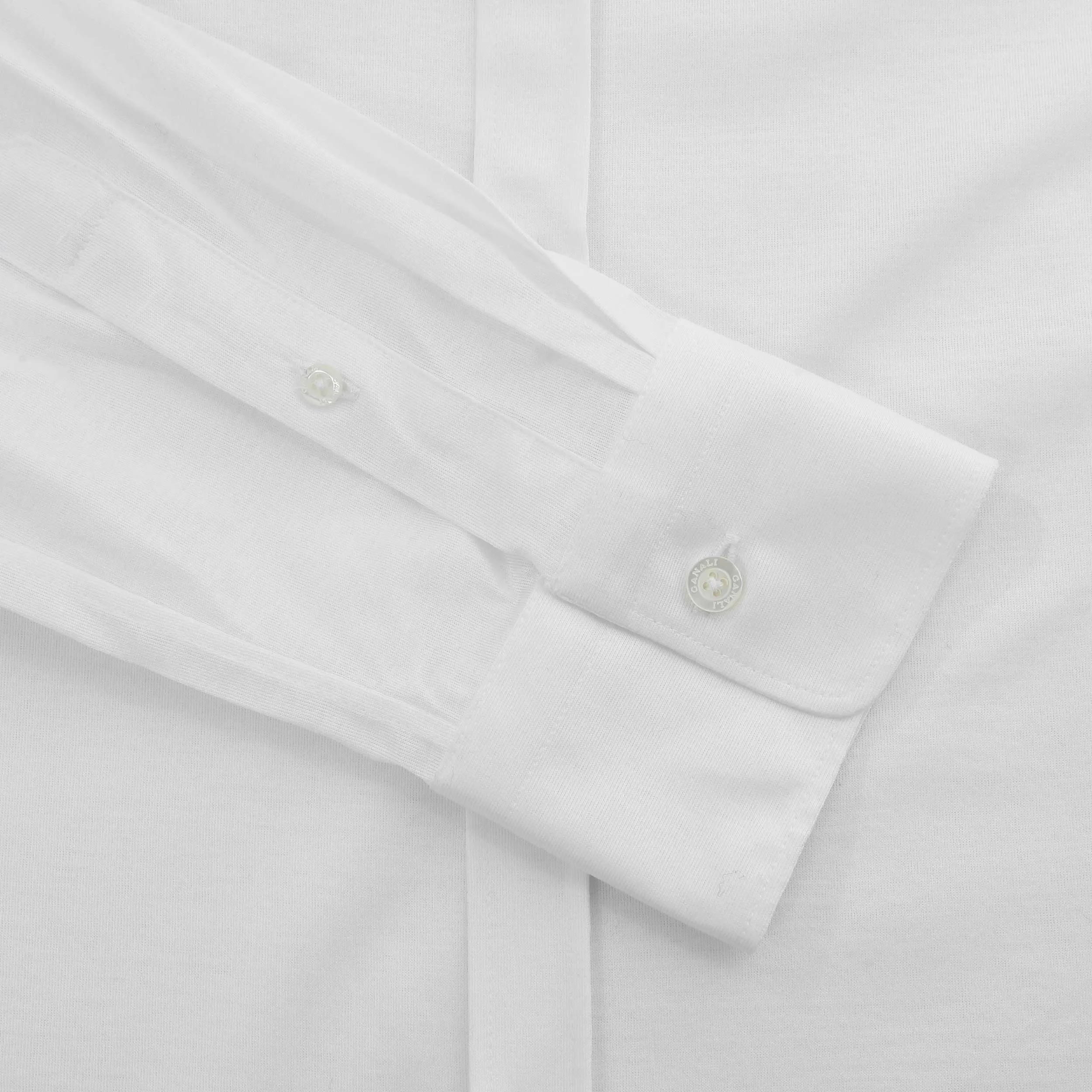 Canali Cotton Shirt in White