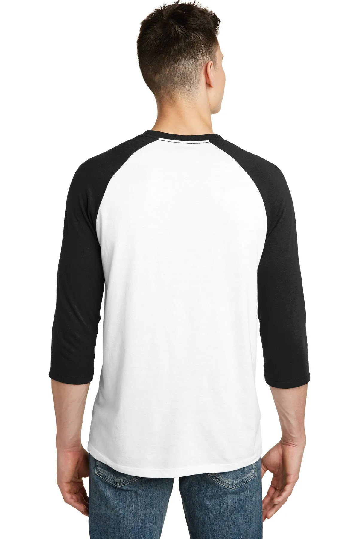 District Men's Very Important Tee 3/4-Sleeve Raglan. DT6210