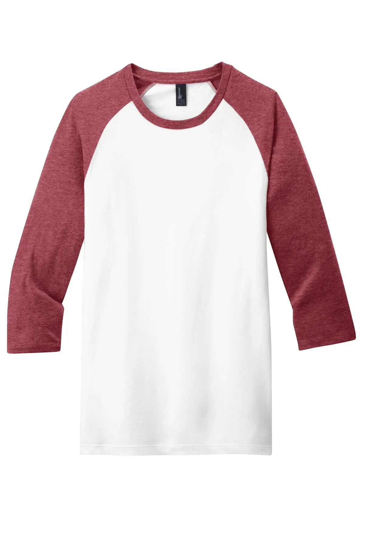 District Men's Very Important Tee 3/4-Sleeve Raglan. DT6210