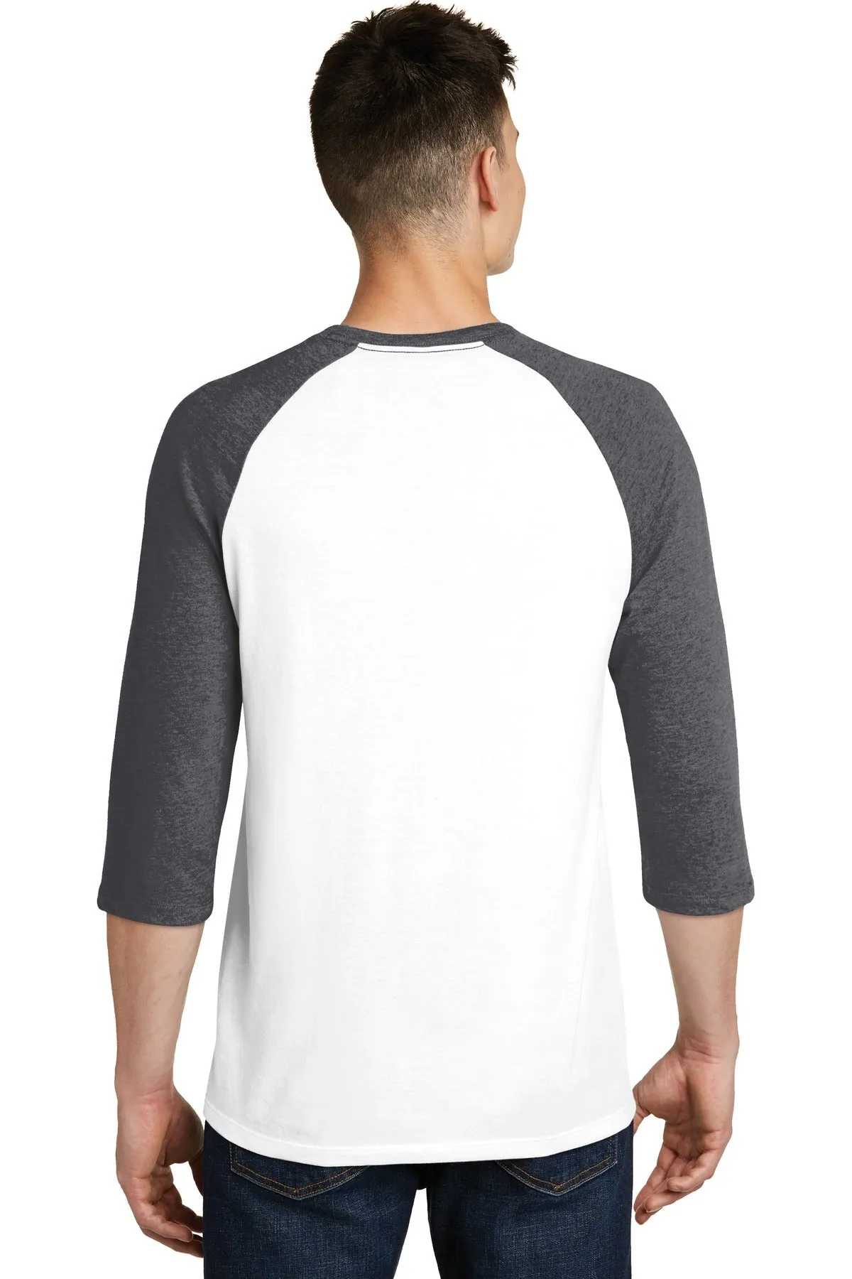 District Men's Very Important Tee 3/4-Sleeve Raglan. DT6210