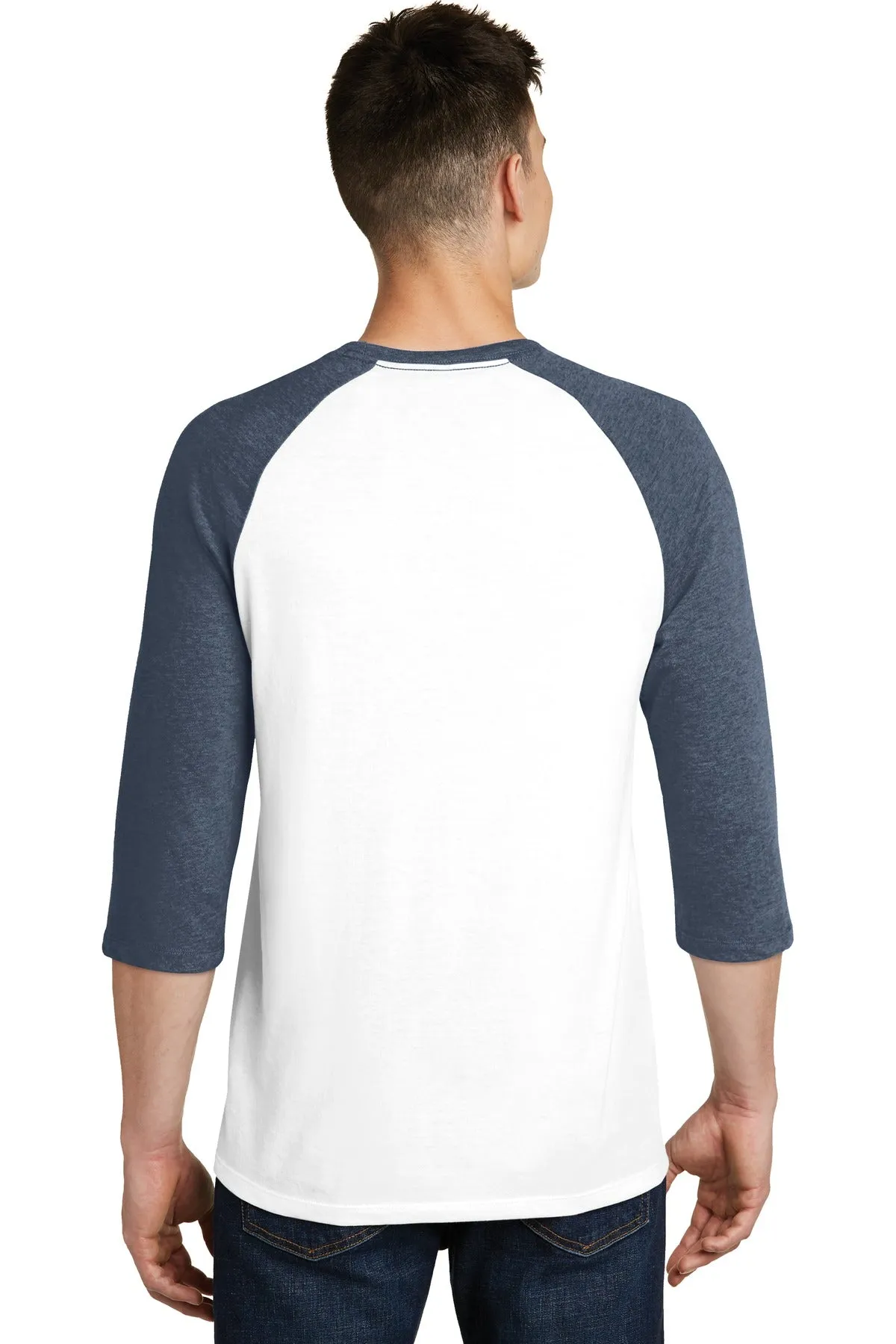 District Men's Very Important Tee 3/4-Sleeve Raglan. DT6210