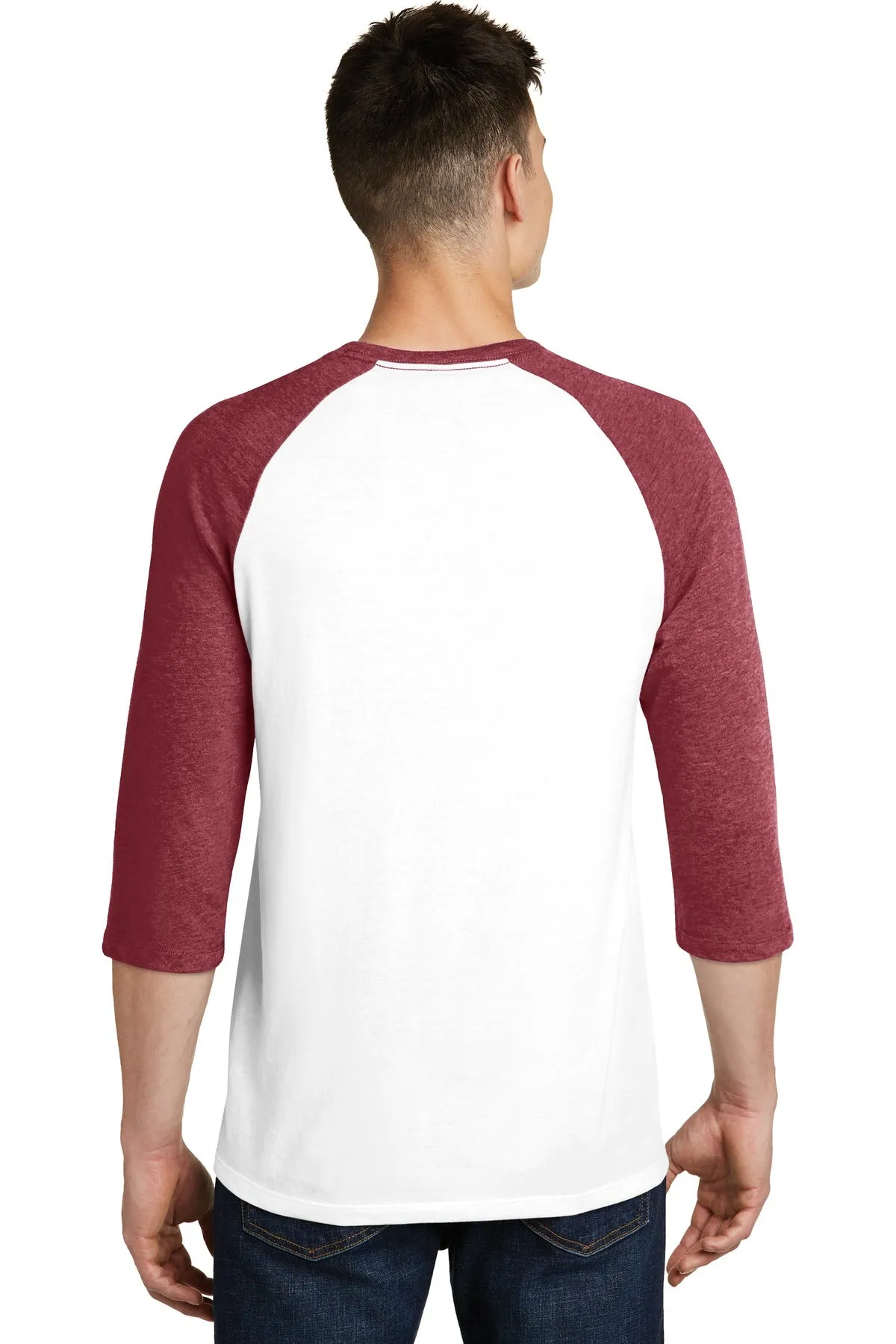 District Men's Very Important Tee 3/4-Sleeve Raglan. DT6210