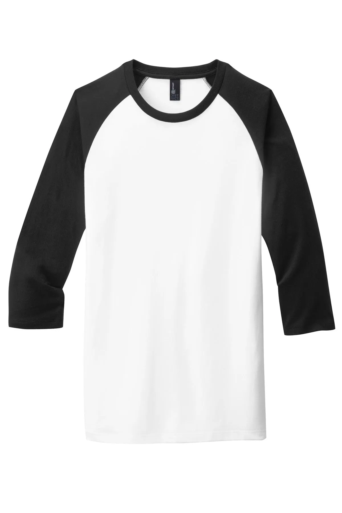 District Men's Very Important Tee 3/4-Sleeve Raglan. DT6210