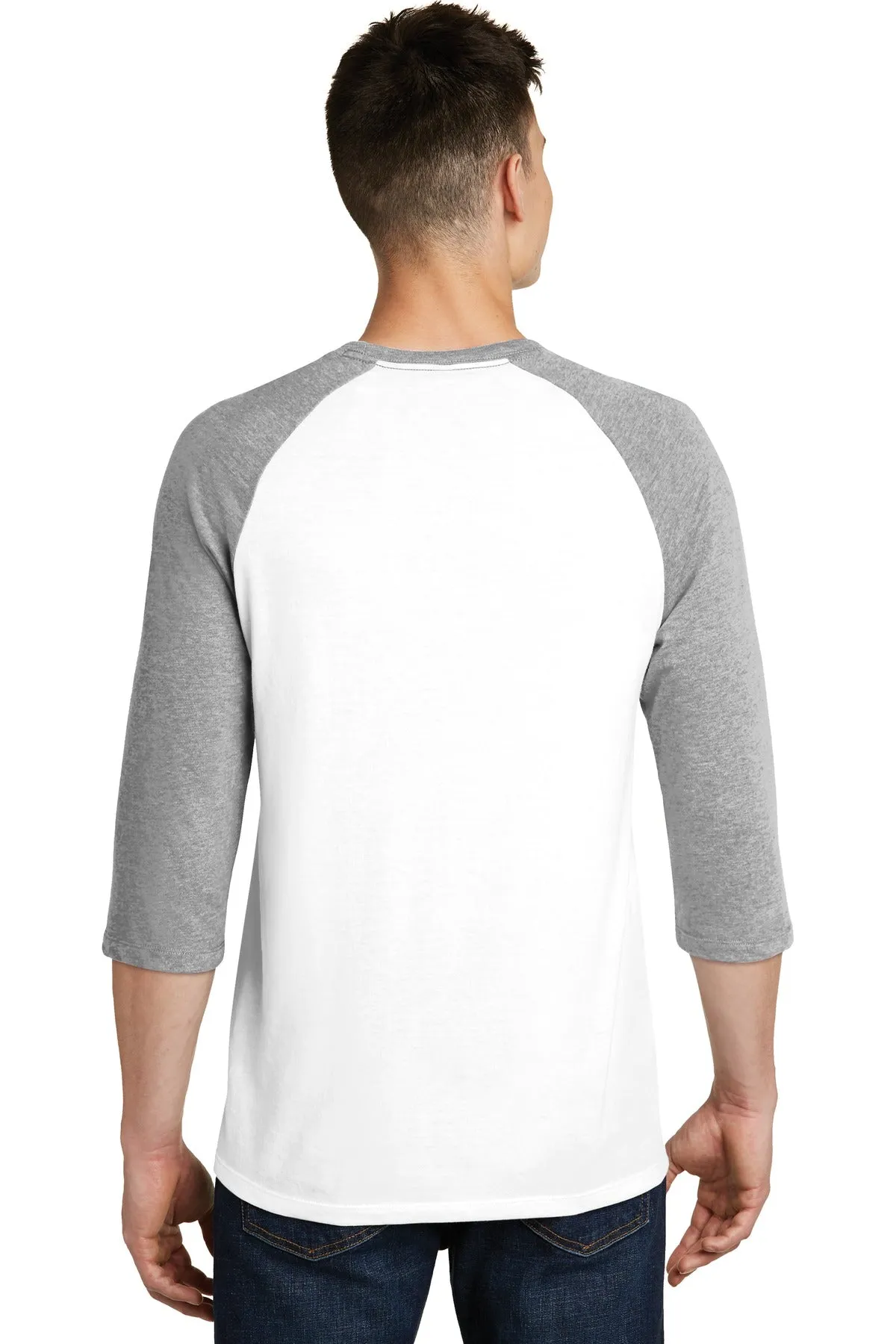 District Men's Very Important Tee 3/4-Sleeve Raglan. DT6210