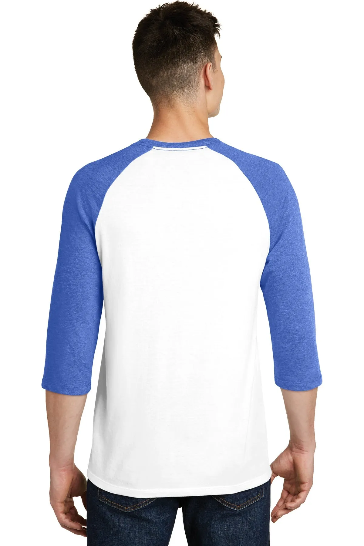 District Men's Very Important Tee 3/4-Sleeve Raglan. DT6210
