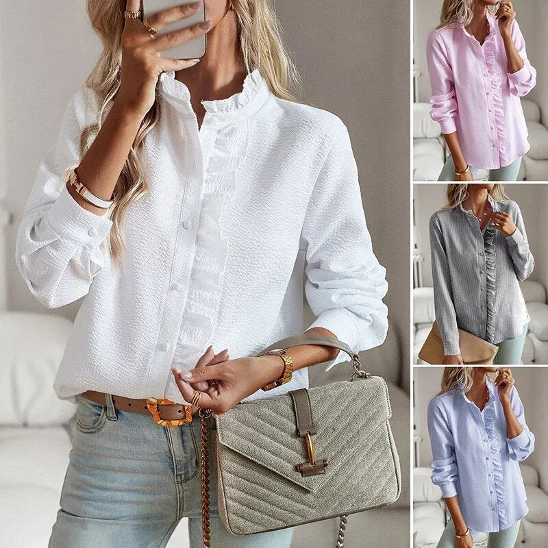 Gianna - Ruffled Shirt