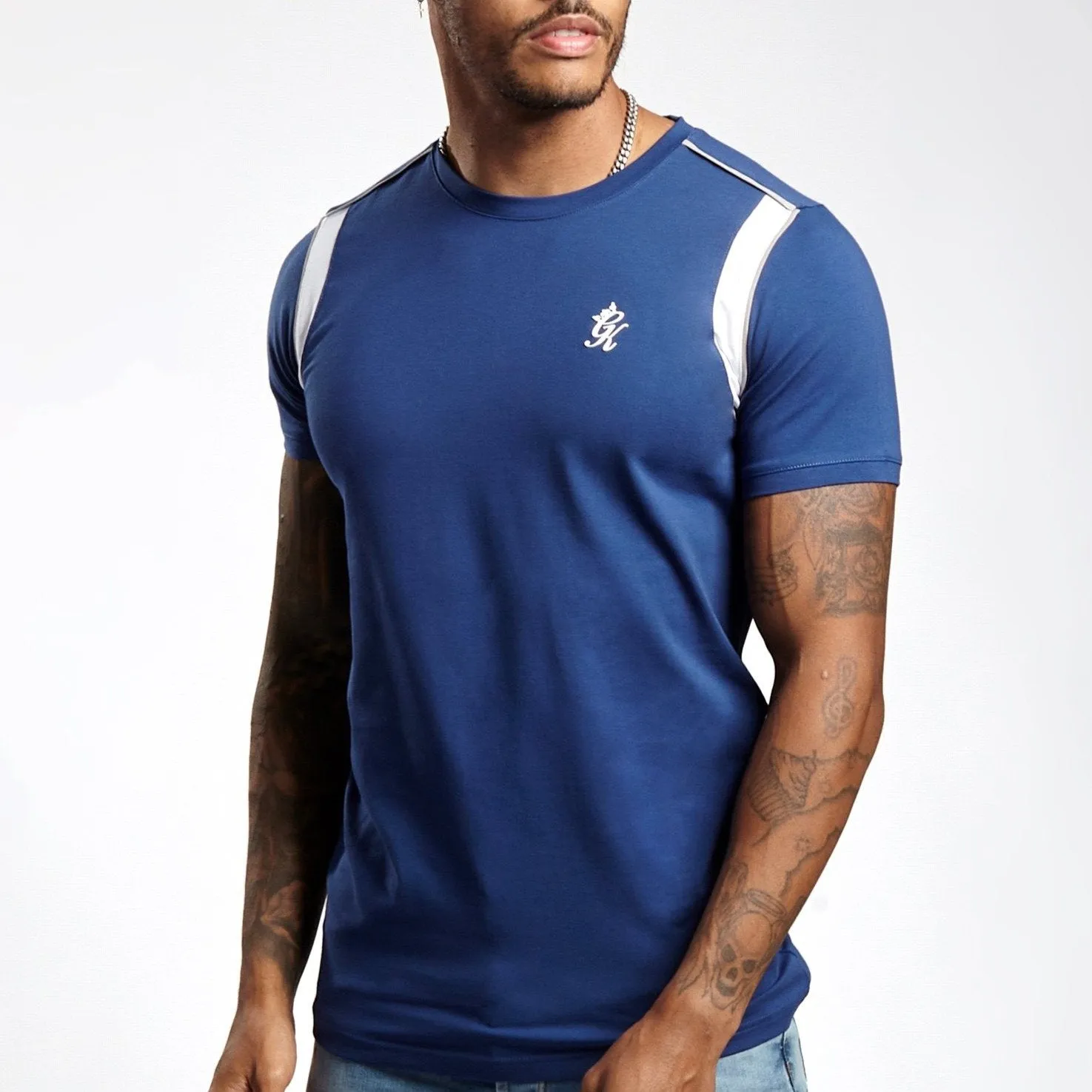 Gym King Ethan T-Shirt - Blue Depths