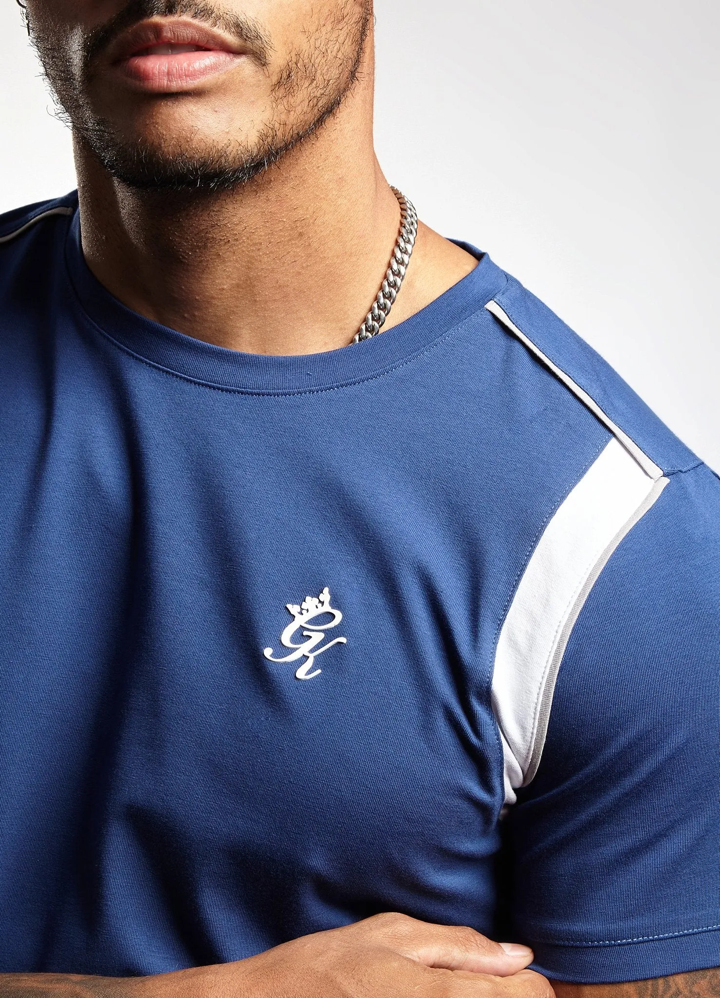 Gym King Ethan T-Shirt - Blue Depths