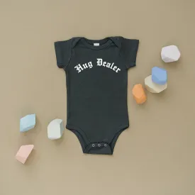 Hug Dealer Slate Gray Organic Baby Onesie®