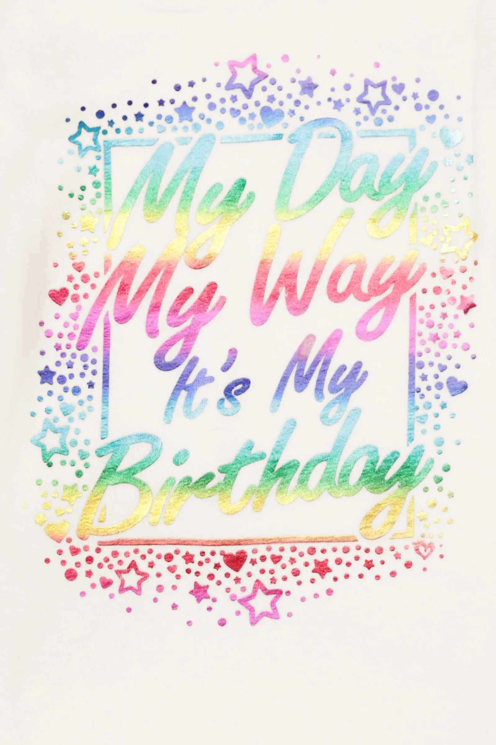 Its My Birthday' Print T-Shirt
