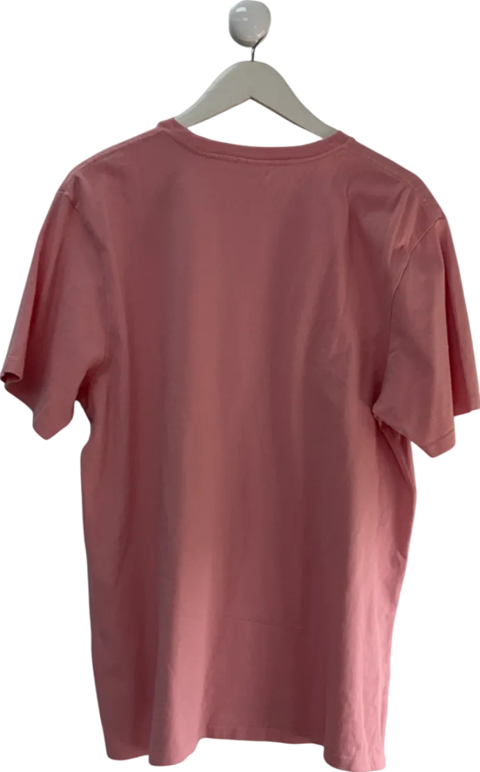 Lee X Hey Dude Pink Printed T-shirt UK L
