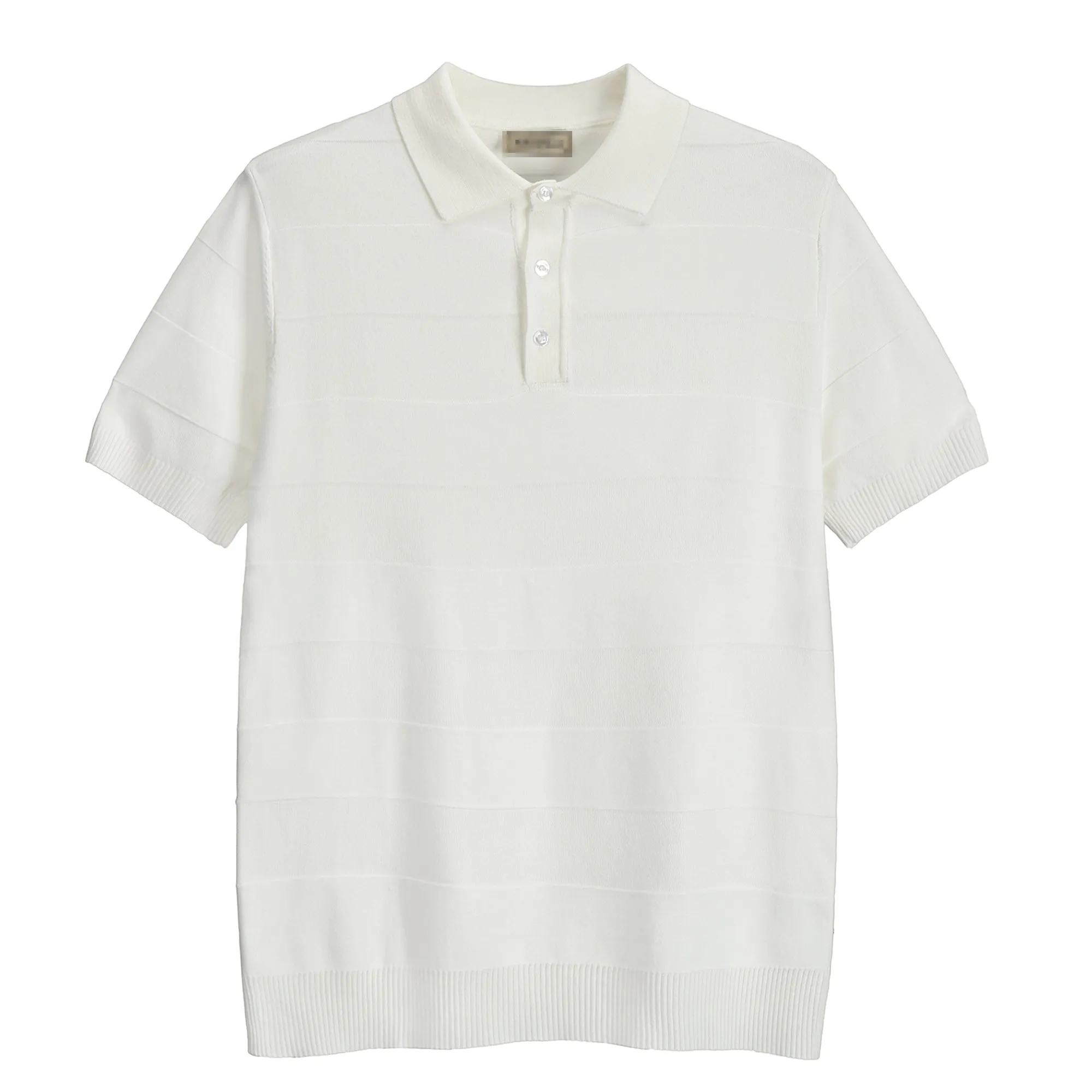 Men's Retro Casual Lapel Breathable Slim Ice Silk Knitted POLOT Shirt