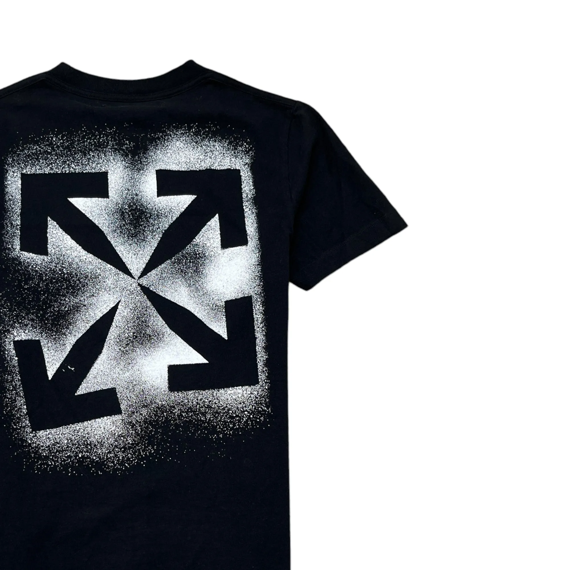 Men's Stencil S/S Over T-Shirt Black Size XS