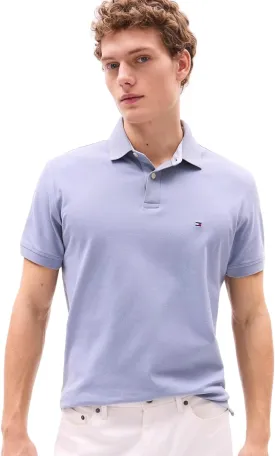 Tommy Hilfiger Men's Regular Fit Solid Color Short Sleeve Stretch Pique Polo Shirt