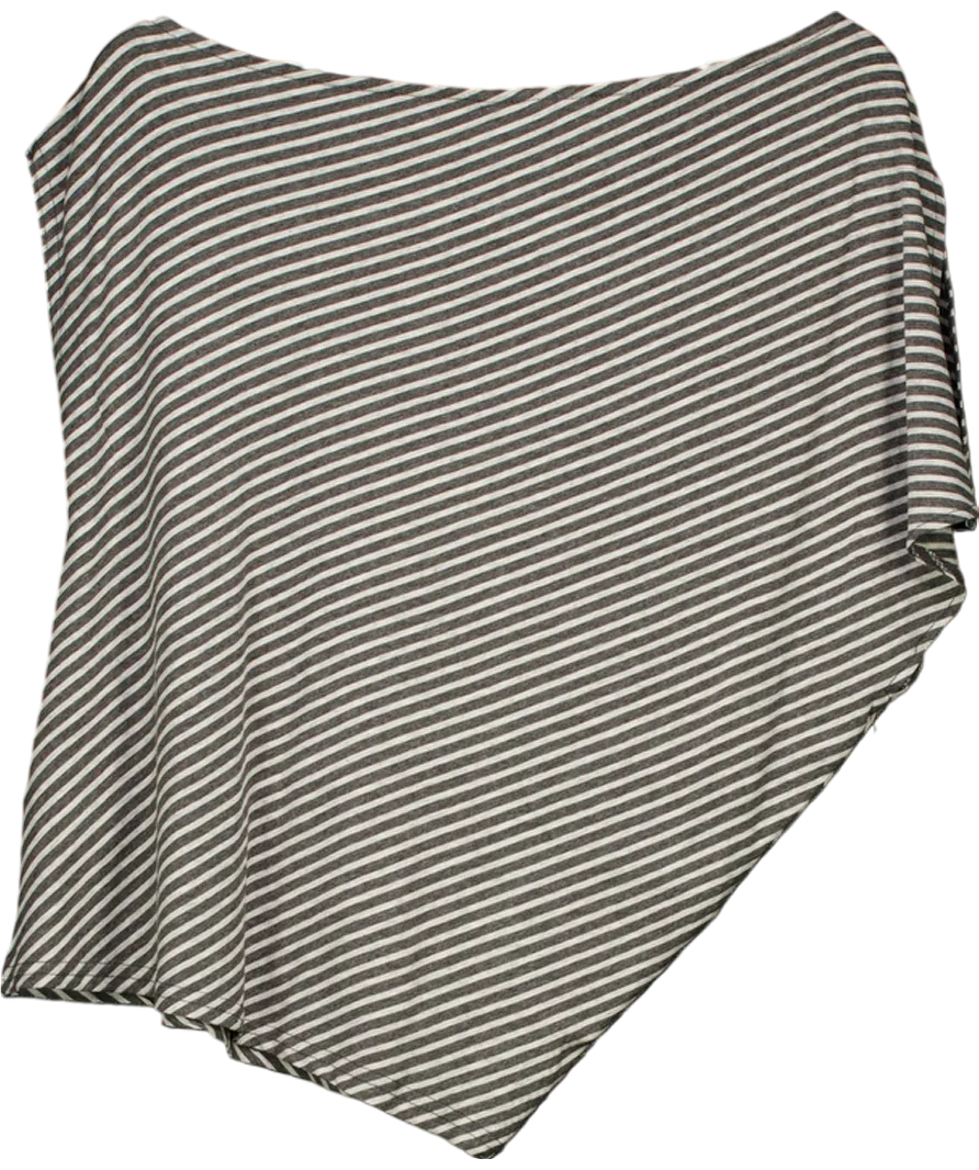 Urban Outfitters Grey Olivia Off-shoulder T-shirt UK XL