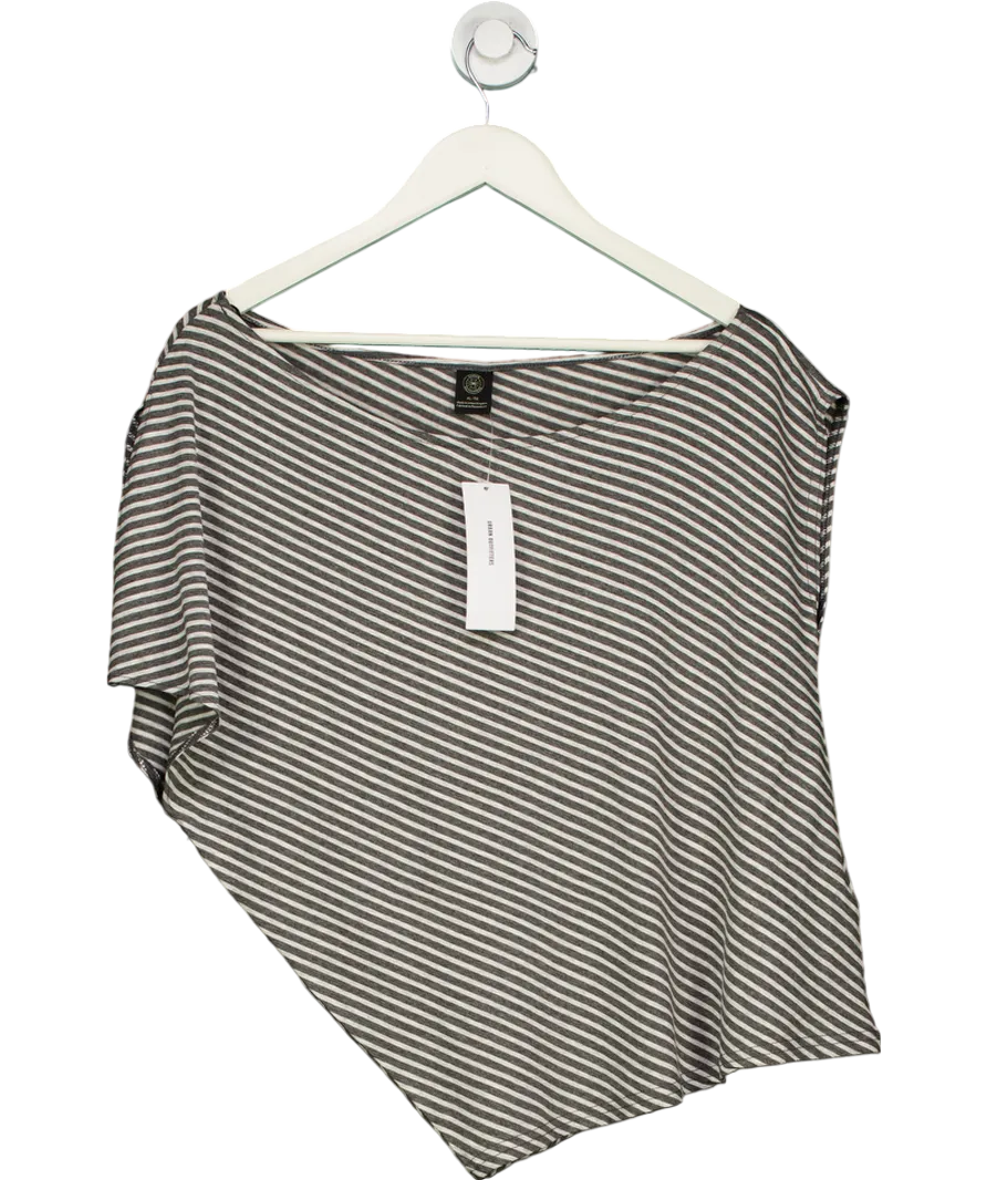 Urban Outfitters Grey Olivia Off-shoulder T-shirt UK XL