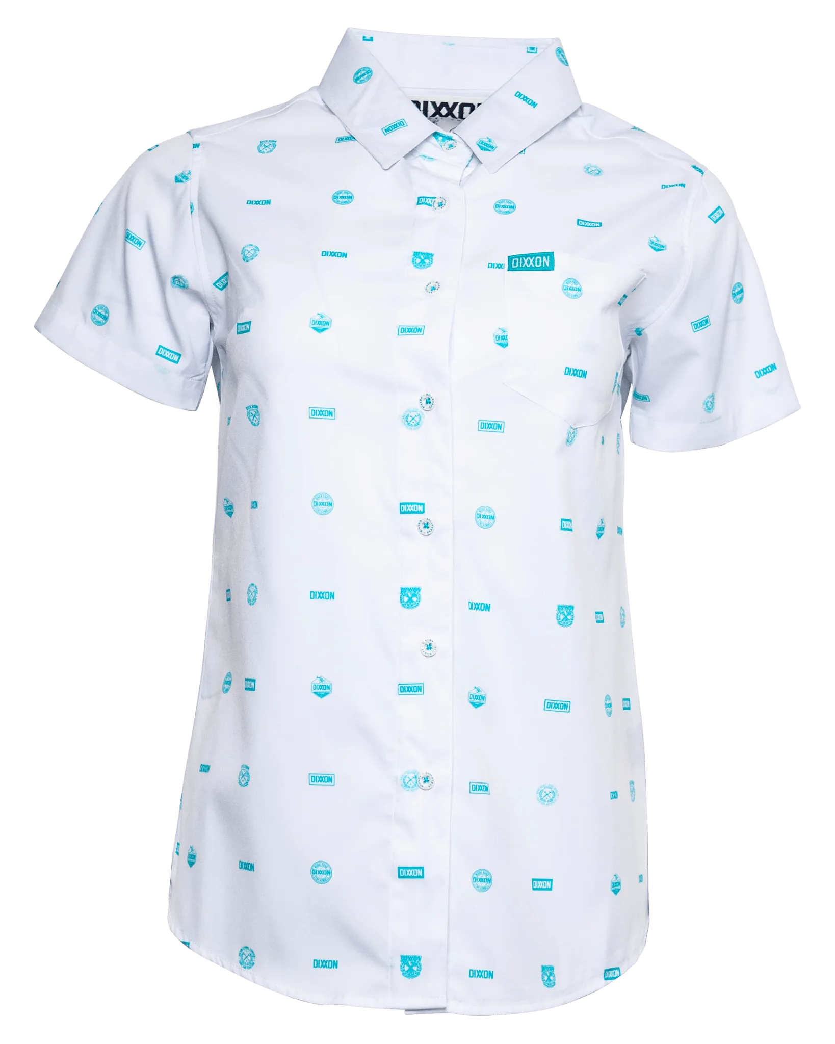 Women's Executive Party Shirt - White & Tiffany