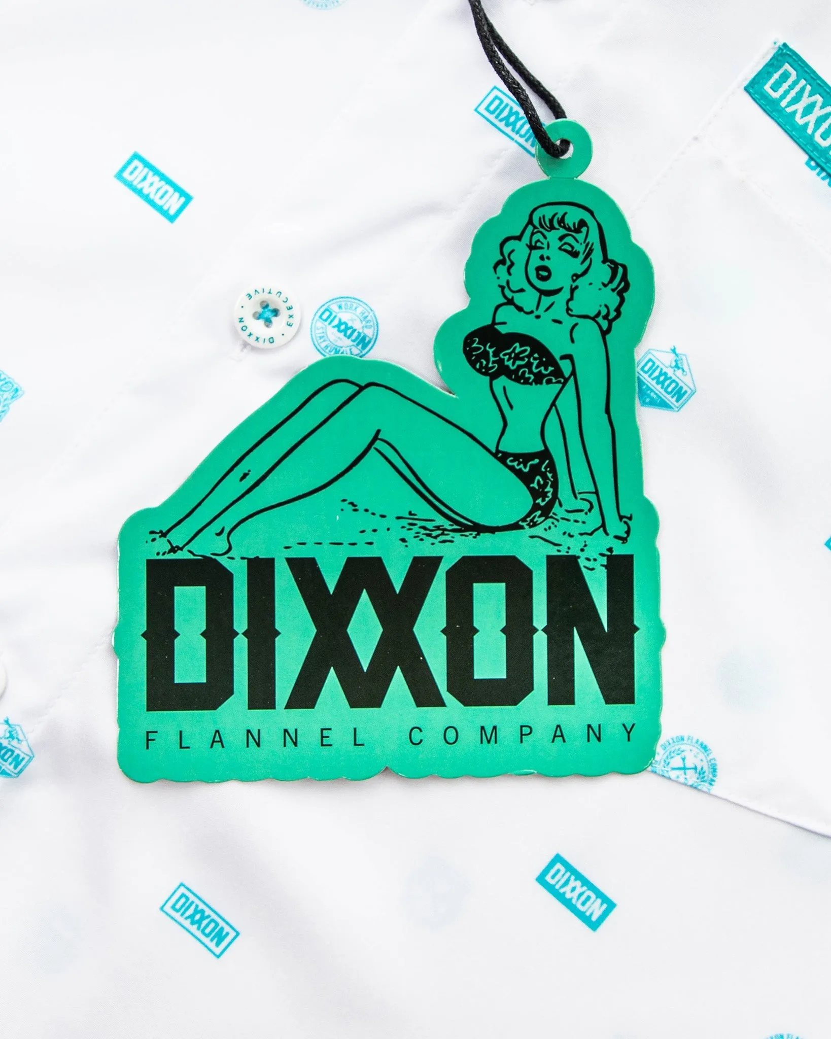 Women's Executive Party Shirt - White & Tiffany