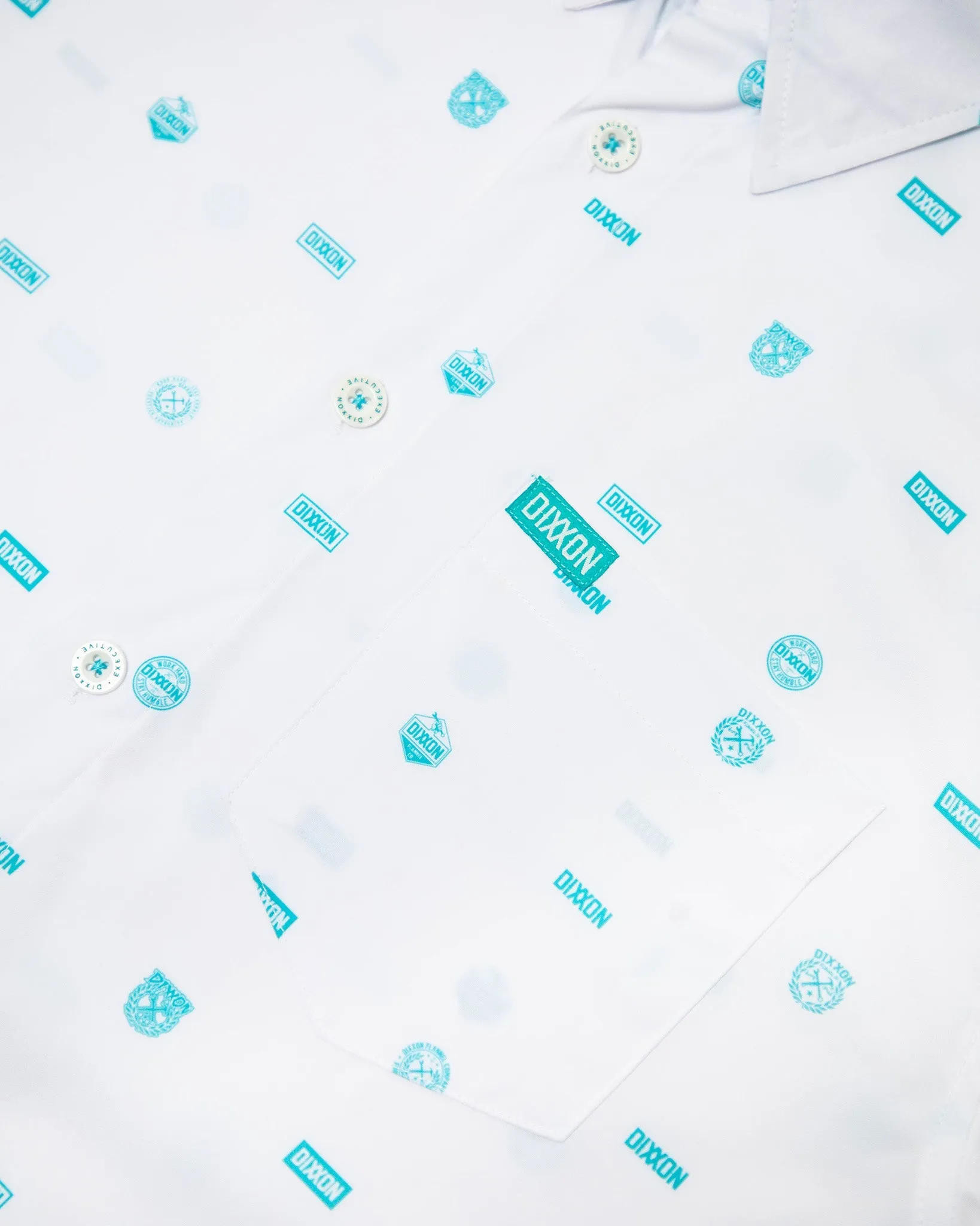 Women's Executive Party Shirt - White & Tiffany