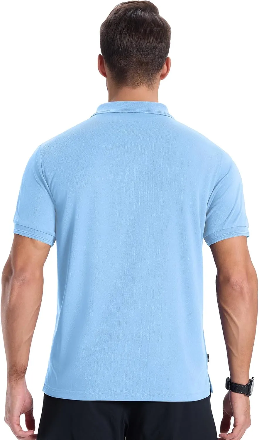 ZITY Men's 3 Pack Polo Shirts Short Sleeve Moisture-Wicking Golf Shirt Business Causal Tops